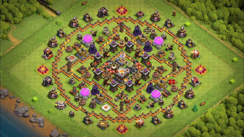 Town Hall 11 Trophy Base layout by TReX
