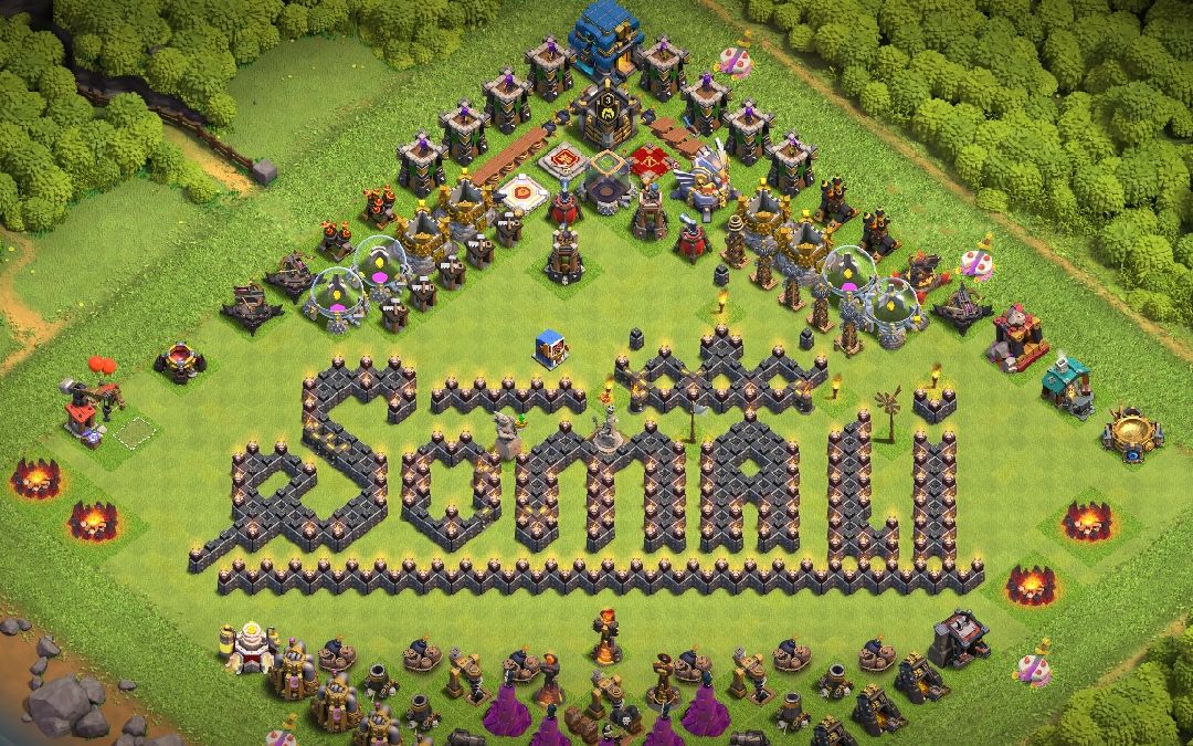 Town Hall 12 Fun Base layout by SOM.BOY