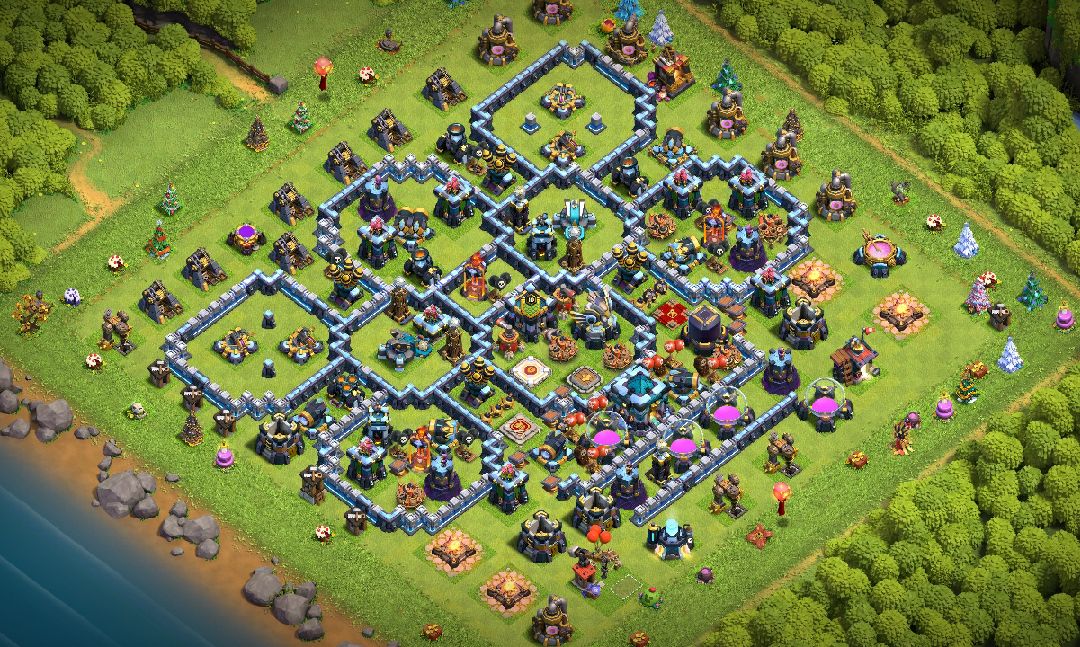Town Hall 13 War Base layout by cidones