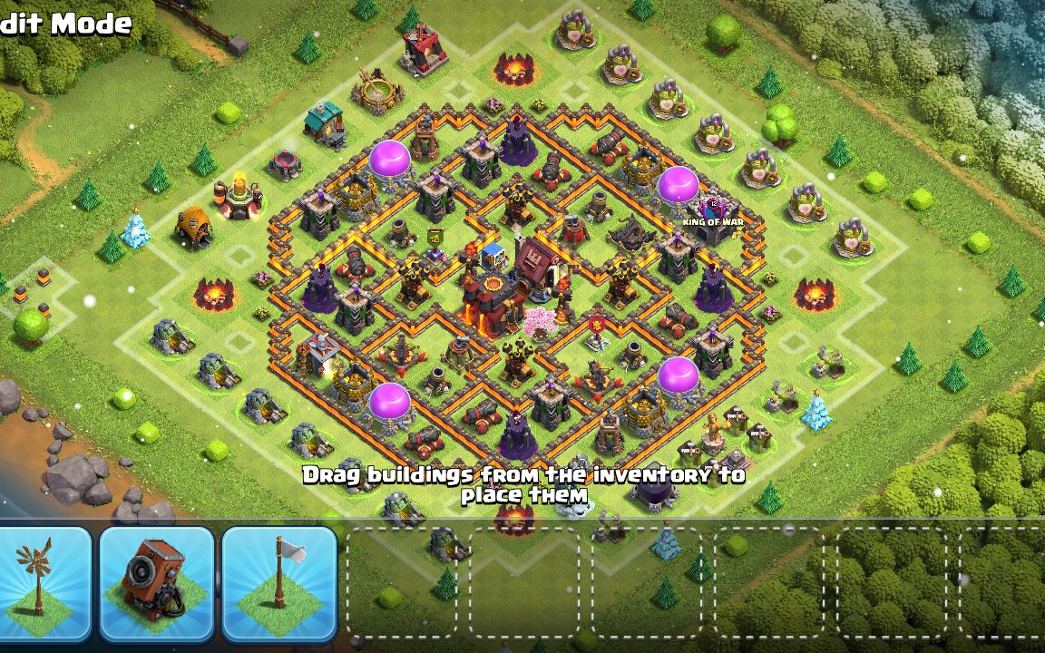 Town Hall 10 Hybrid Base layout by NOAH