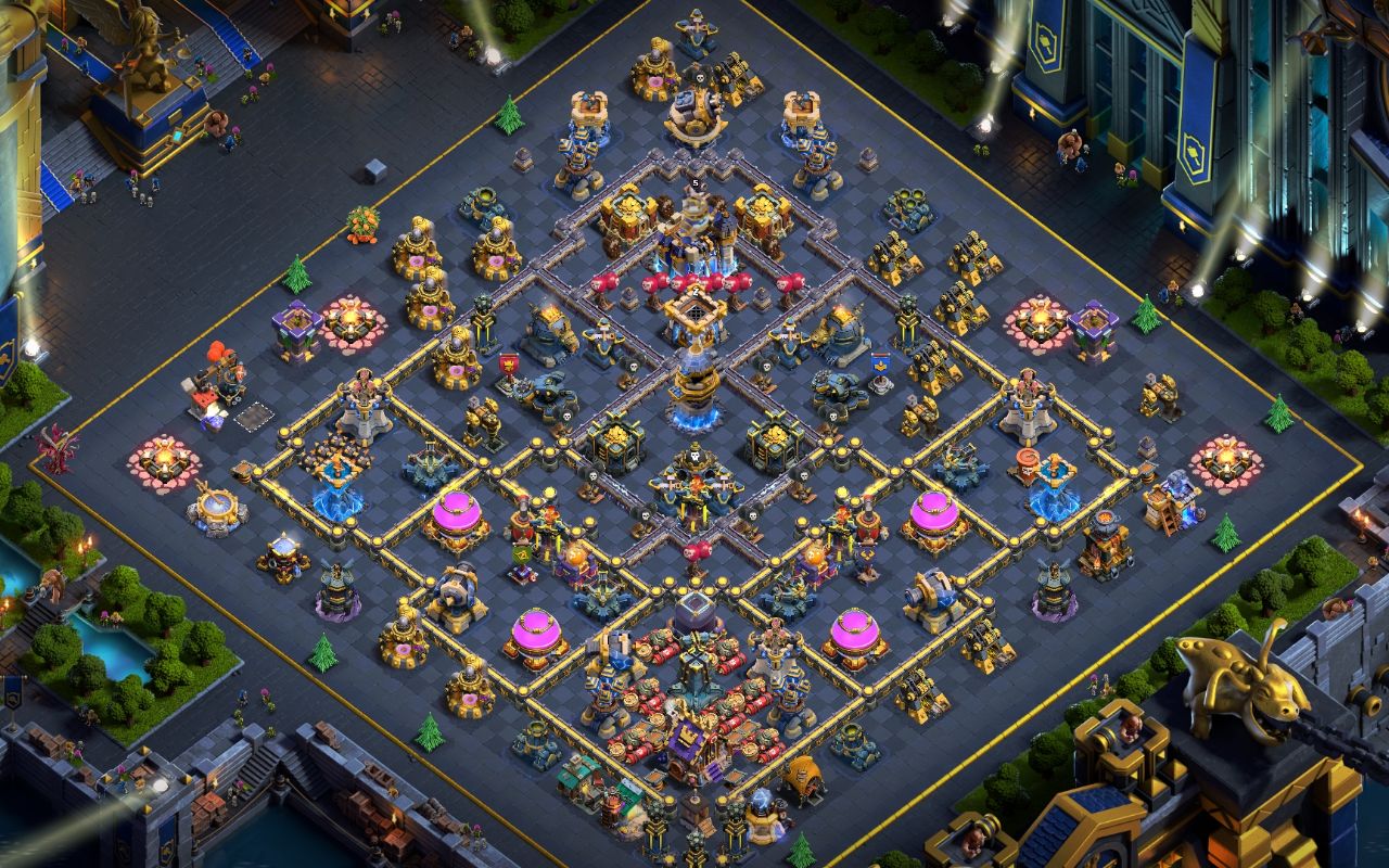 Town Hall 18 CWL Base layout by Bj Raihan