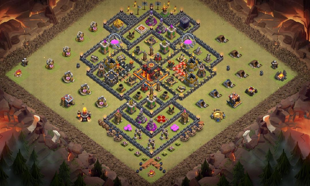 Town Hall 10 War Base layout by User