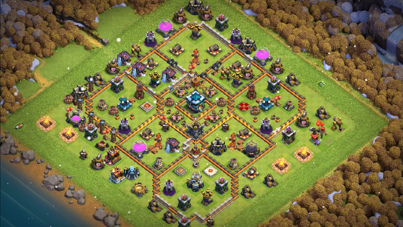 Town Hall 13 Trophy Base layout by TReX