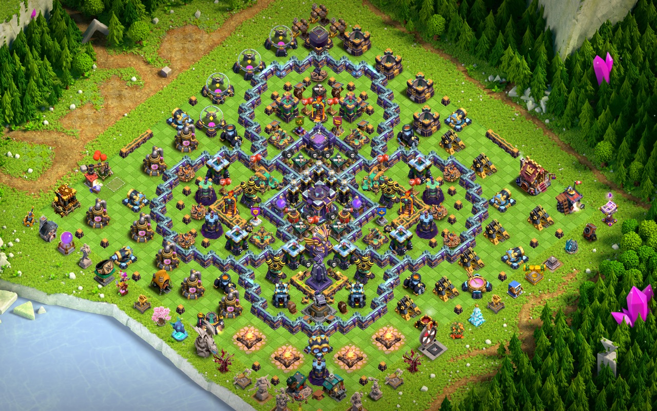 Town Hall 15 Trophy Base layout by ¥ūgen