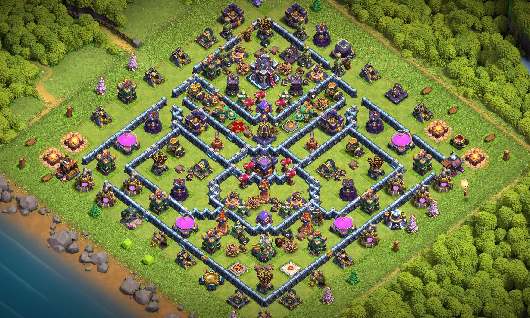 Town Hall 15 Trophy Base layout by XLR8