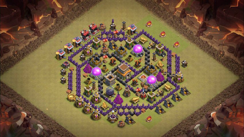 Town Hall 8 War Base layout by TReX