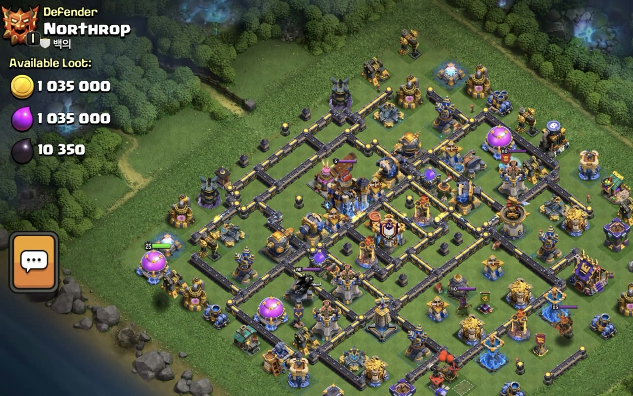 Town Hall 18 Legend Base layout by XLR8