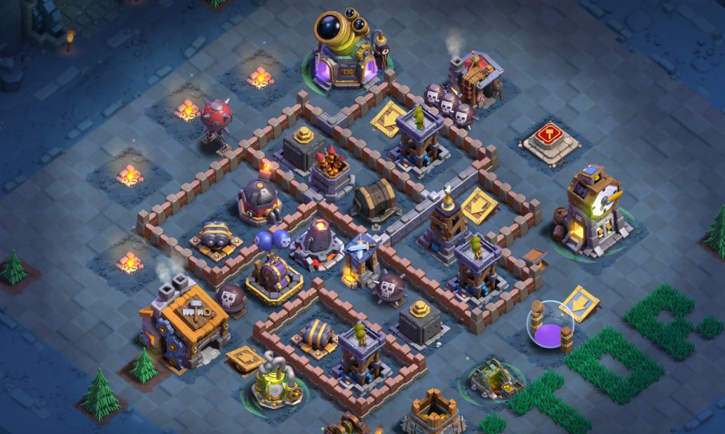 Builder Hall 9 Builder Base layout by User