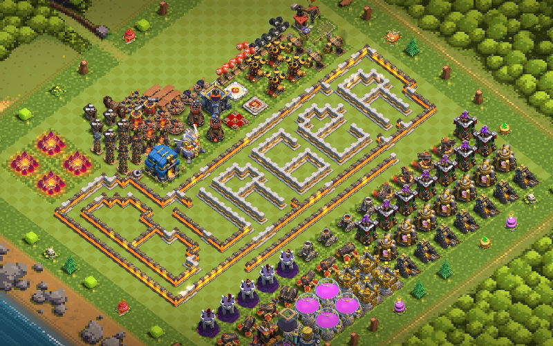 Town Hall 12 Fun Base layout by Burger⚔