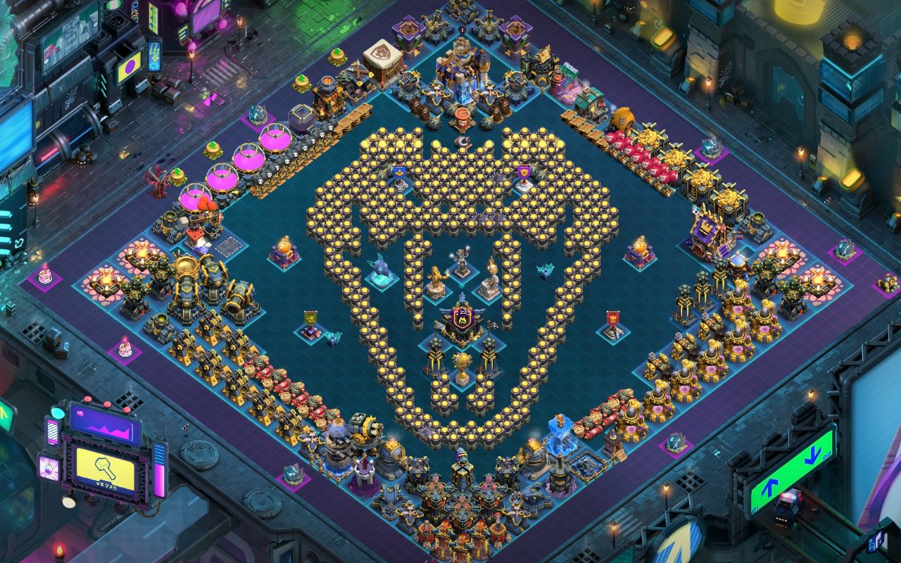 Town Hall 18 Fun Base layout by VINS